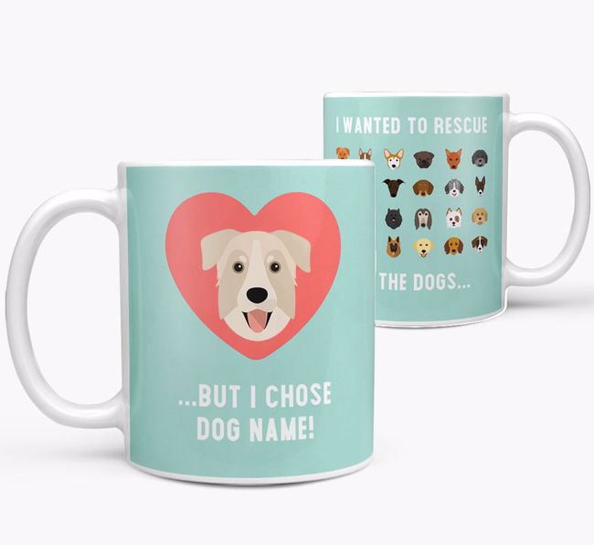 'Rescue All The Dogs' - Personalized {breedFullName} Mug